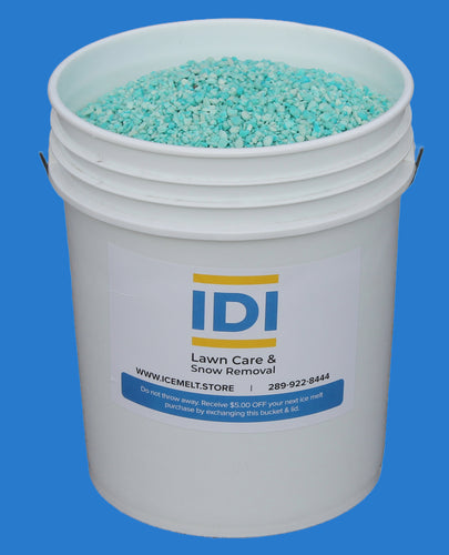 50lbs Premium Blue Ice Melt - $5 Rebate on bucket returns